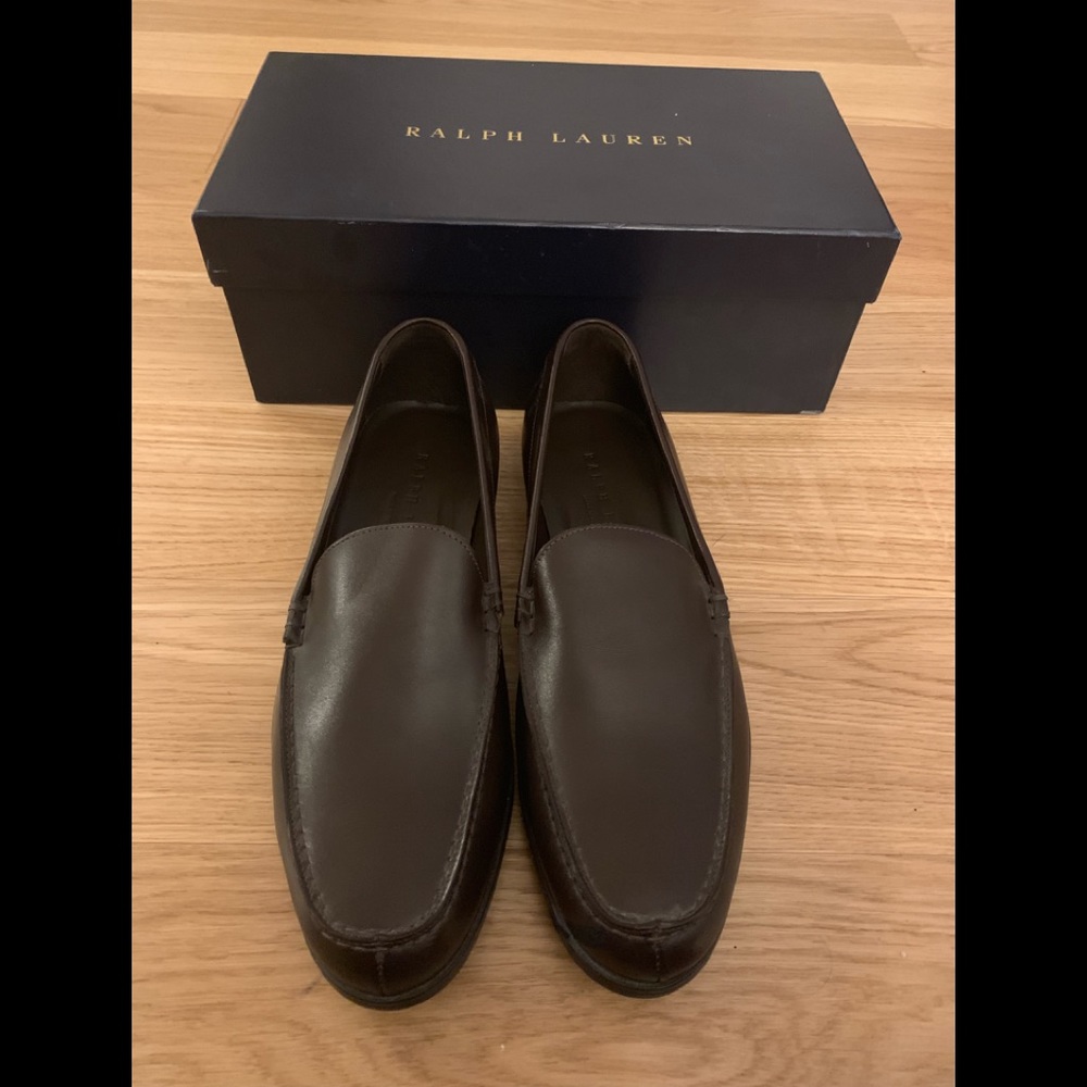 Ralph Lauren Leather Shoes - Brown - Size 9